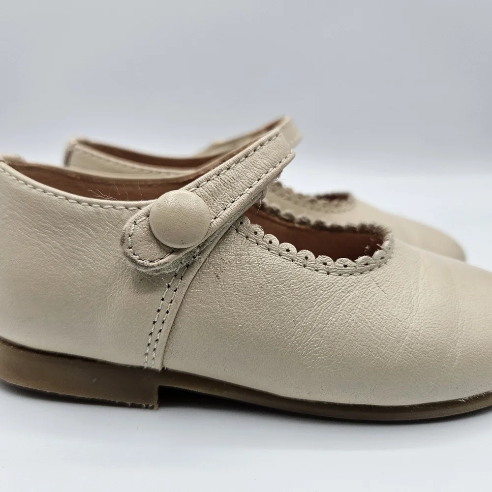 Beige Toddler Girl Dress Shoes - Picture 4 of 14